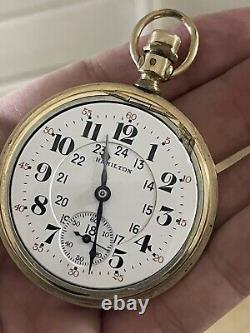 Hamilton Pocket Watch Grade 992 Model 2 16s 21j Military Dial Please Read