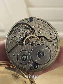 Hamilton Pocket Watch Grade 992 Model 2 16s 21j Military Dial Please Read