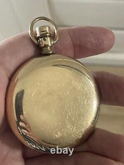 Hamilton Pocket Watch Grade 992 Model 2 16s 21j Military Dial Please Read