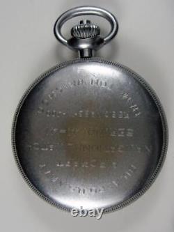 Hamilton Pocket Watch Model 23 19 Jewel US Military Chronograph