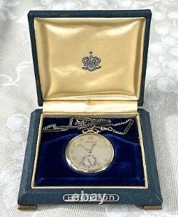 Hamilton Pocket Watch with Original Case and Chain