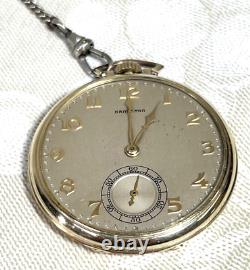 Hamilton Pocket Watch with Original Case and Chain