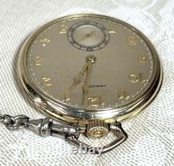 Hamilton Pocket Watch with Original Case and Chain