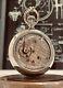 Hamilton Pocket Watch 18s 21j Double Roller Movement On A 59mm Display Case