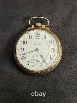 Hamilton RR Grade 21 Jewel pocket watch