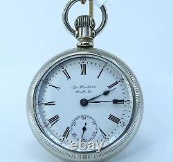 Hamilton RR Private Lee Bros Gold Flashed Gr 940 Mod 1 POCKET WATCH 18s 21j RUNS