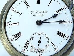 Hamilton RR Private Lee Bros Gold Flashed Gr 940 Mod 1 POCKET WATCH 18s 21j RUNS