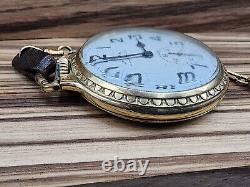 Hamilton RailWay Railroad 10K Gold Filled 21 Jewels Pocket Watch