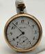 Hamilton Railroad 21j 992 Double Roller Gold Filled Pocket Watch