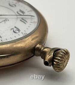 Hamilton Railroad 21j 992 Double Roller Gold Filled Pocket Watch