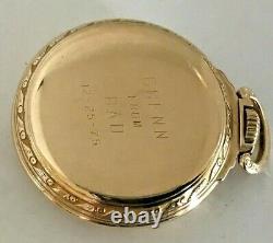 Hamilton Railroad Grade 992E Elinvar Pocket Watch 21j Ruby 16s 10K Gold Filled