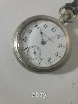 Hamilton Railroad Grade Antique Pocket Watches With Strap Working Running