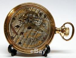 Hamilton Railroad Grd 940 Mod 1 Pocket Watch 18s 21j CWC Gold Fill Vintage Runs