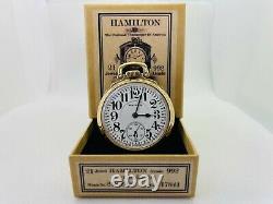 Hamilton Railroad High Grade 992 21j 16s Pocket Watch Serviced