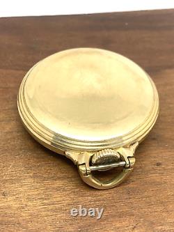 Hamilton Railroad Pocket Watch 1937 Antique 992 10k Gold Filled Case 16S 21J