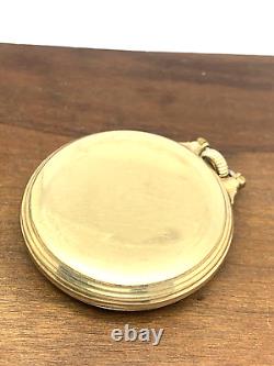 Hamilton Railroad Pocket Watch 1937 Antique 992 10k Gold Filled Case 16S 21J