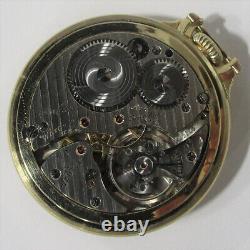 Hamilton Railway 21j 16s 992B Bar Over Crown Gold Filled Pocket Watch