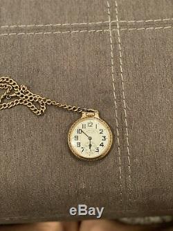 Hamilton Railway Special 10K Gold Filled Pocket Watch 992B 21 Jewels/Working A++