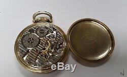 Hamilton Railway Special 950B Railroad Pocket Watch. Vintage. 10k Gold