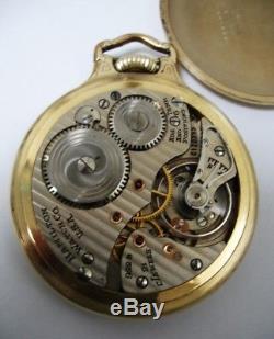 Hamilton Railway Special 992B Pocket Watch 21 jewel Working 1944
