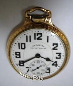 Hamilton Railway Special 992B Pocket Watch 21 jewel Working 1944