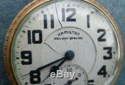 Hamilton Railway Special Pocket Watch 992B 16s 1947