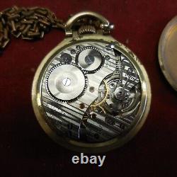 Hamilton Railway Special Pocket Watch Working 21 Jewel 992B 10k Gold Filled