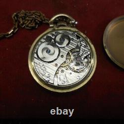 Hamilton Railway Special Pocket Watch Working 21 Jewel 992B 10k Gold Filled