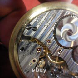 Hamilton Railway Special Pocket Watch Working 21 Jewel 992B 10k Gold Filled