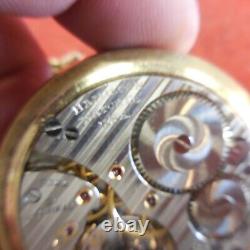 Hamilton Railway Special Pocket Watch Working 21 Jewel 992B 10k Gold Filled