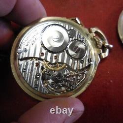 Hamilton Railway Special Pocket Watch Working 21 Jewel 992B 10k Gold Filled