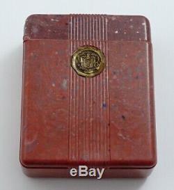 Hamilton Rare Raspberry Color Flip Top Box For 992b Or 950b Pocket Watch
