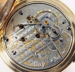 Hamilton Size 18 Twenty One Jewels Pocket Watch