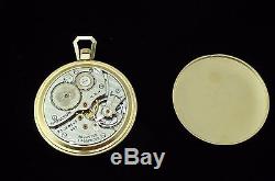 Hamilton Solid 14k Gold Pocket Watch. 23 Jewels (945 Lancaster 1955)