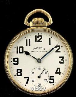 Hamilton Traffic Special 16S 17J RR Style Pocket watch Extra Fine Condition