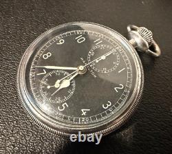 Hamilton US Military Chronograph Pocket Watch Model 23, circa 1942