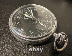 Hamilton US Military Chronograph Pocket Watch Model 23, circa 1942