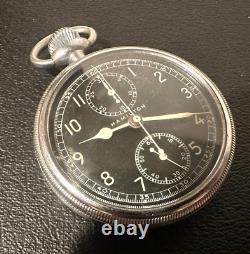 Hamilton US Military Chronograph Pocket Watch Model 23, circa 1945