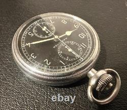 Hamilton US Military Chronograph Pocket Watch Model 23, circa 1945