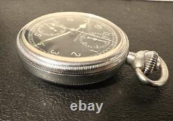 Hamilton US Military Chronograph Pocket Watch Model 23, circa 1945