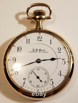 Hamilton VERY RARE 16S. 17J. Adj. Grade 966 Railroad watch (ONLY MADE 307) G. F
