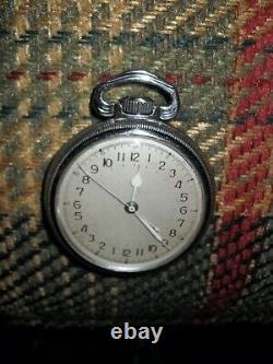 Hamilton Vintage Military 4992B Pocket-Watch, Rare White/Gold Numeral Dial L@@K