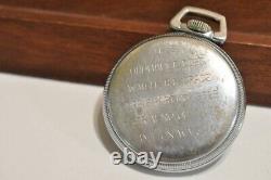 Hamilton Vintage Pocket Watch Mechanical Military 992B 1940s Montgomery 21J