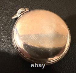 Hamilton WW2 4992B Military Silver case Pocket Watch 22jewels 1942