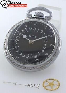 Hamilton WW2 Grade 4992B Master Navigation Military Pocket Watch