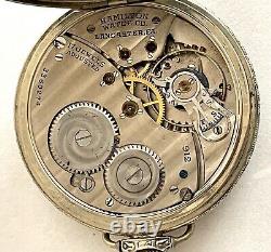 Hamilton Watch Co 1932 17 Jewel 10k Gold Filled Pocketwatch 3360274 12s
