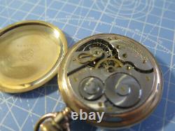 Hamilton Watch Co, Lancaster PA 1911 Railroad pocket watch, 17 jewels, with nice