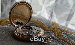 Hamilton Watch Co Vintage Antique Pocket Watch J BRASS 14K Gold 305380 17J