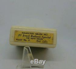 Hamilton White / Ivory Cigarette Bakelite Pocket Watch Case RailRoad 992 950