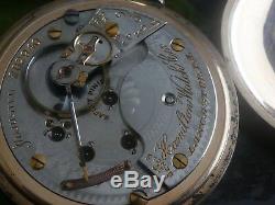 Hamilton co Lancaster 17 jewel Taschenuhr 1903 working 18s/ pocket watch (W108)